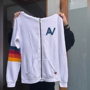 Aviator Nation rainbow sweatshirt